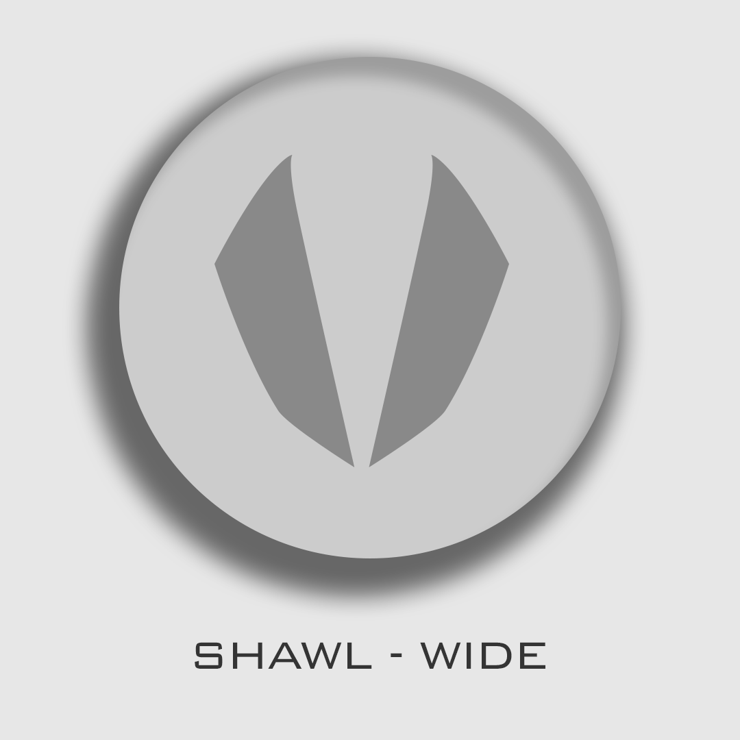 Shawl Lapel Wide